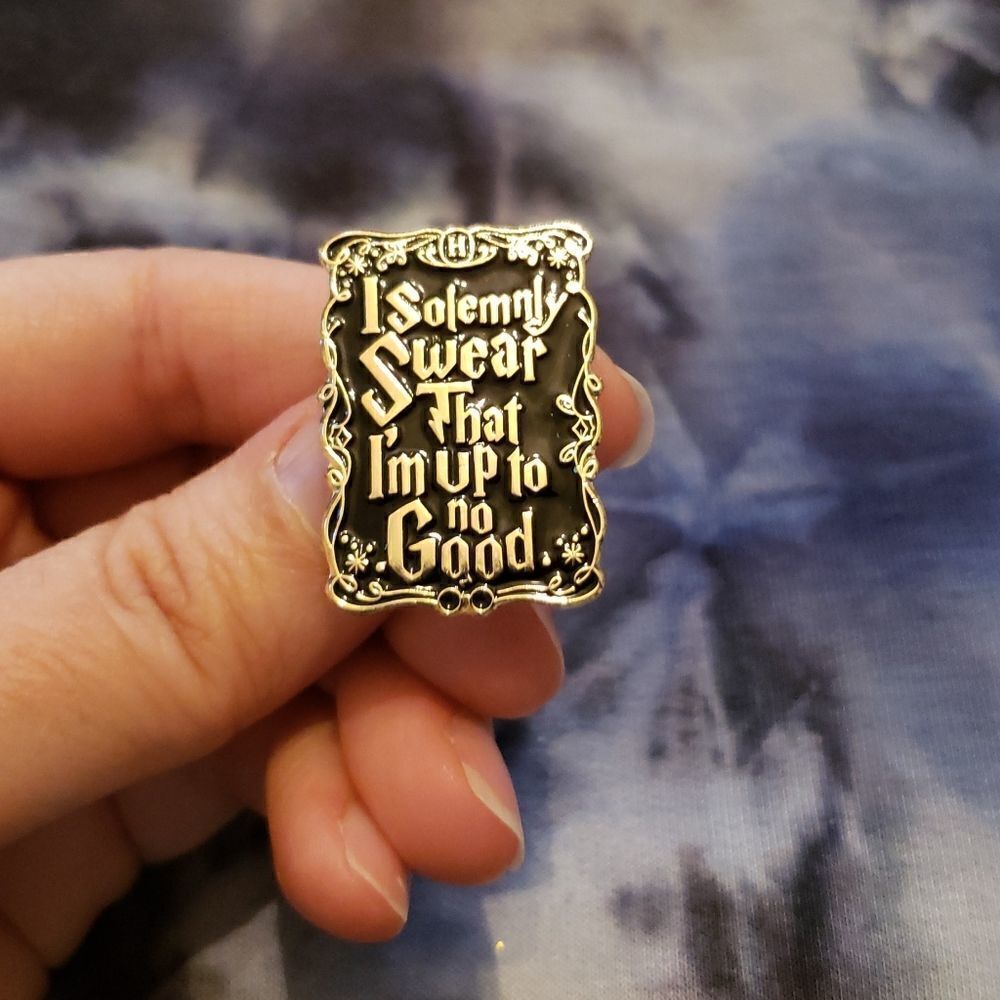 👣 I solemnly swear, Harry Potter enamel pin - Picture 2 of 2